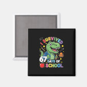 学校を67日間乗り切ったよ 六七 メモリアル マグネット (正面/裏面)