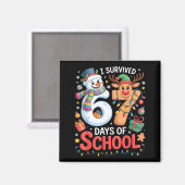 学校を67日間乗り切った!おもしろいミーム 6 7 マグネット (正面/裏面)