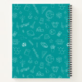 学校アイコンカスタム構成ノートブック ノートブック (裏面)