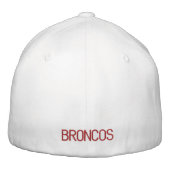 学校イニシャルチーム番号名カラーズスポーツ 刺繍入りキャップ (裏面)