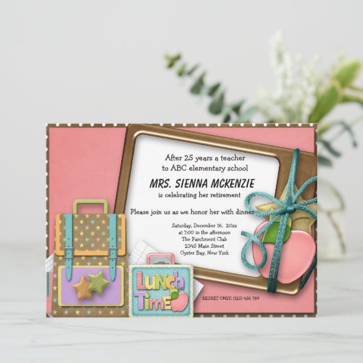 学校イベント 招待状 (スタンド正面)