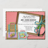 学校イベント 招待状 (正面/裏面)