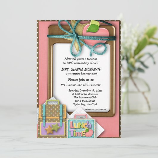 学校イベント 招待状 (スタンド正面)