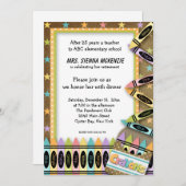 学校イベント 招待状 (正面/裏面)