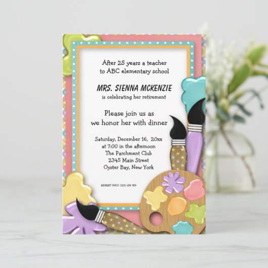 学校イベント 招待状 (スタンド正面)