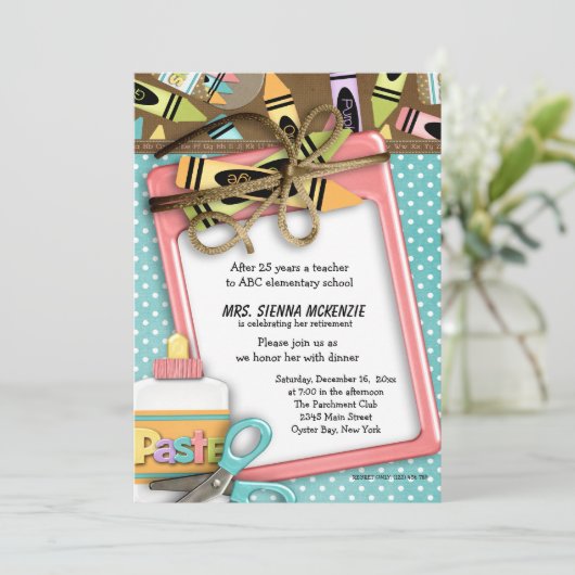 学校イベント 招待状 (スタンド正面)