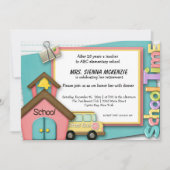 学校イベント 招待状 (正面)