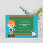 学校イベント*背景色の選択 招待状 (スタンド正面)