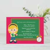 学校イベント*背景色の選択 招待状 (スタンド正面)