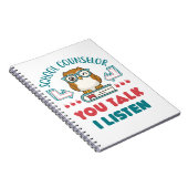 学校カウンセラーお話聞し ノートブック (右側)