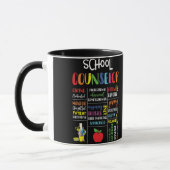学校カウンセ気にラーの献身的な友人が献身的 マグカップ (左)