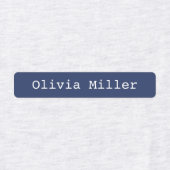 学校カラフル保育園の名前ラベルのアイロン ラベル (デザイン1)