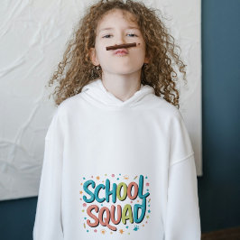 学校カラフル分隊デザイン-おもしろい学校に戻る Tシャツ