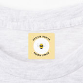 学校キャンプ保育園のビーネームのアイロン ラベル (貼付)