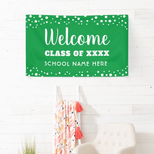 学校クラス懇親会ウェルカムバナー 横断幕 (インサイチュ)