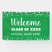 学校クラス懇親会ウェルカムバナー 横断幕 (横)