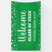 学校クラス懇親会ウェルカムバナー 横断幕 (縦)