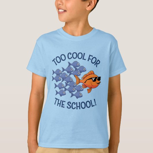 学校クールの為に!🐟🐠😎 Tシャツ (正面)