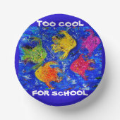 学校クールの紙用ボウル ペーパーボウル (正面)