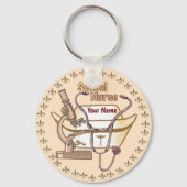 学校クールナースキーチェーン キーホルダー (正面)