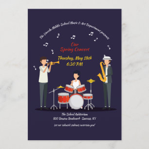 学校コンサート 招待状