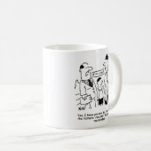 学校スポーツの日の父親のレース コーヒーマグカップ (正面右)