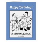 学校スポーツ日父のレースおもしろカード (正面)