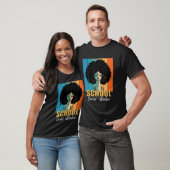 学校ソーシャルワーカーJunsei Melanin African Ameri Tシャツ (ユニセックス)