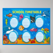 学校タイムポスター ポスター (正面)