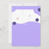 学校ダンス 招待状 (裏面)