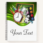 学校テーマ ノートブック (正面)