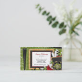 学校テーマ 名刺 (スタンド正面)