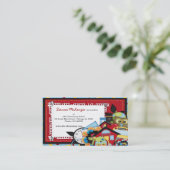 学校テーマ 名刺 (スタンド正面)