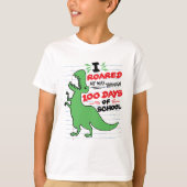 学校ディノの100人の日を歩き回った Tシャツ (正面)