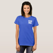 学校ナースのジップアップジャケット Tシャツ (正面フル)