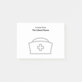 学校ナースのメモとポストイットのメモ ポストイット