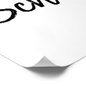 学校ナースのモチベーション引用文：変更 ポスター (角)