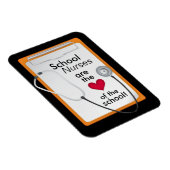 学校ナースの日磁石のハート マグネット (右側)