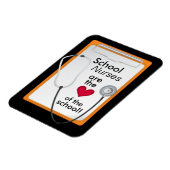 学校ナースの日磁石のハート マグネット (左側)