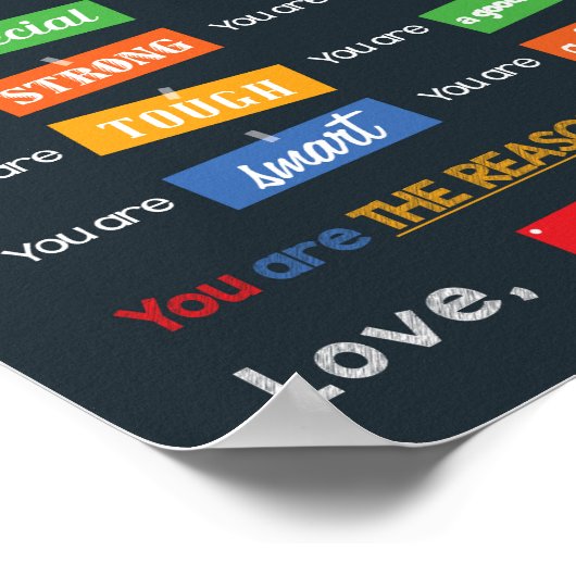 学校ナースギフトドクターズオフィスやる気を起こさせる ポスター (角)