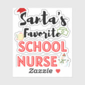 学校ナースクリスマス シール (シート)