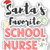 学校ナースクリスマス シール (正面)