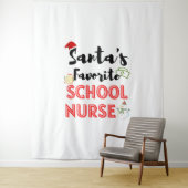学校ナースクリスマス タペストリー (インサイチュ)