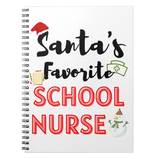 学校ナースクリスマス ノートブック (正面)