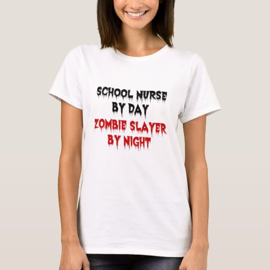 学校ナースゾンビズレイヤー Tシャツ (正面)