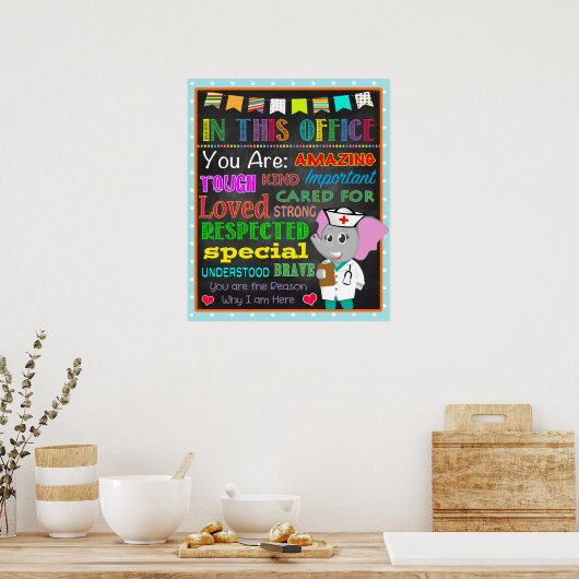 学校ナースデコール小児ナースデコール ポスター (キッチン)