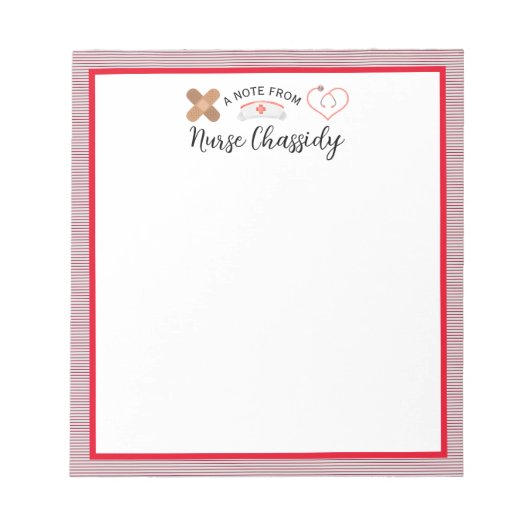 学校ナーストリオ ノートパッド (正面)