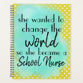 学校ナーストレンディーの色彩と調整 プランナー手帳