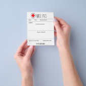 学校ナースパス チラシ (手)