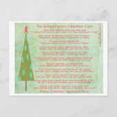 学校ナースメリークリスマスハガキ シーズンポストカード (正面)